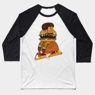 Junk Food Baseball T-Shirt